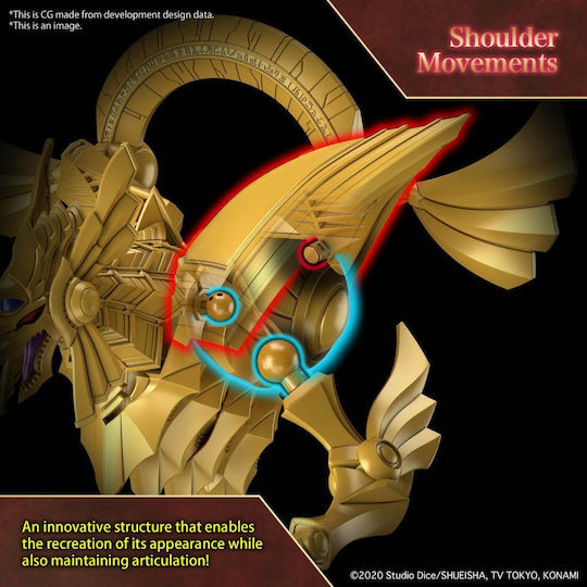 Yu-gi-oh -figure-rise Stand Amplified Winged Dragon Ra Model Kit