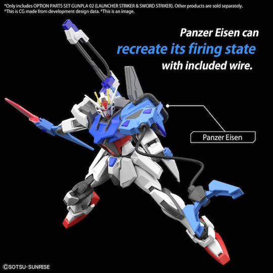 Gundam Option Parts Set Gunpla 2 Launchers Swords Striker Model Kit