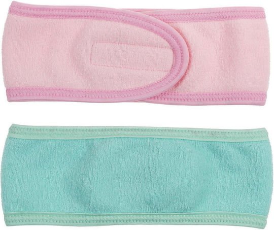 Κορδέλα Μαλλιών Spa + Beauty 100% Polyester 60x6cm Σε 4 Χρώματα