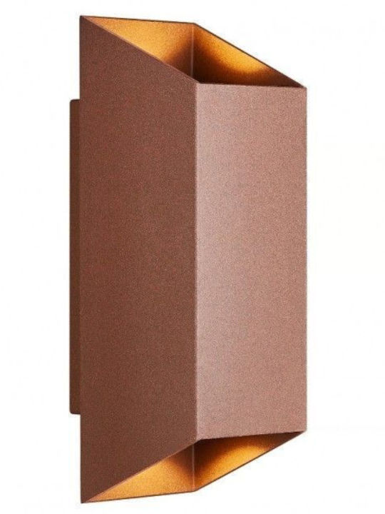 Nordlux Square 22 Wall-Mounted Outdoor Light GU10 IP54 Double Beam 8x9.5x23.5εκ.