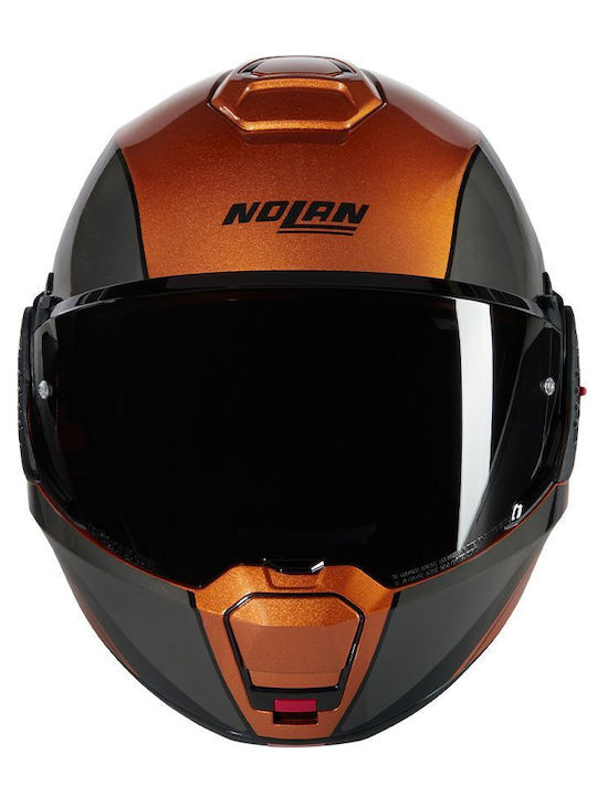 Nolan N120-1 Verniciatura Speciale 343 Ocra / Black Cască Moto Flip-Up ECE 22.06 cu Sunvisor