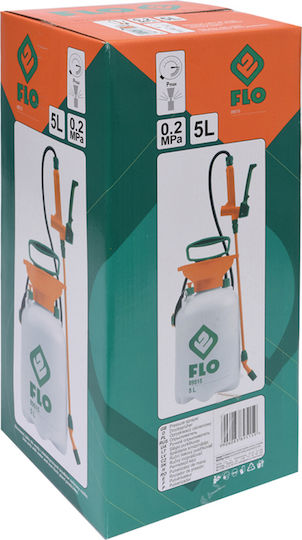 Flo Pressure Sprayer with Capacity 5lt in White color