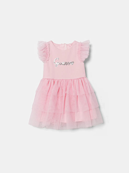 Guess Kinderkleid Tüll Pink