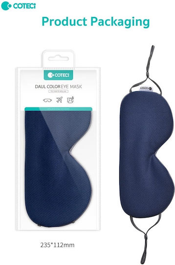 Coteci 86020 Μάσκα Ύπνου Καλοκαίρι Χειμώνα Διπλής Όψης Διπλό Σκούρο Γκρι Ανοιχτό Γκρι
