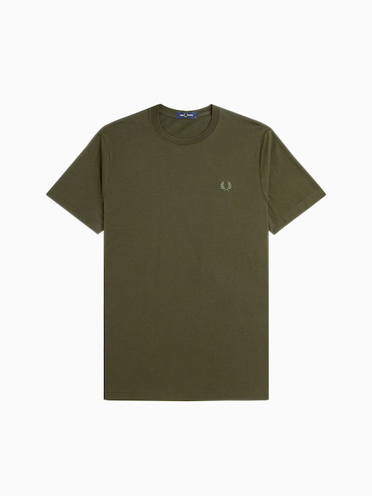 Fred Perry T-Shirt Hunting Green, Laurel Wreath Green