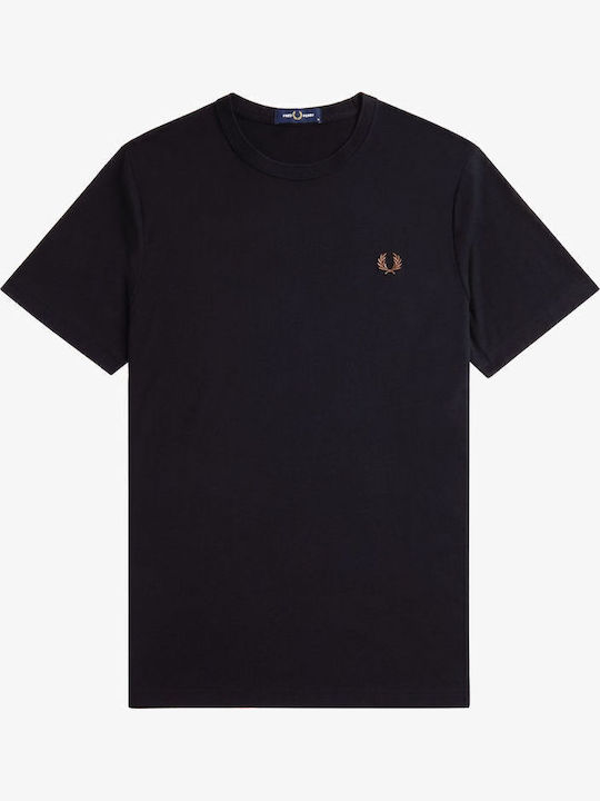 T-shirt Black Whisky Brown