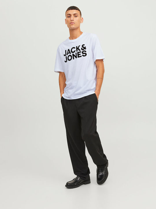 Jack & Jones T-shirt White/Black Letters