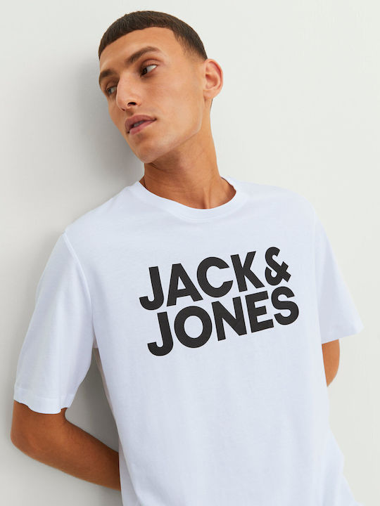 T-shirt White/Black Letters