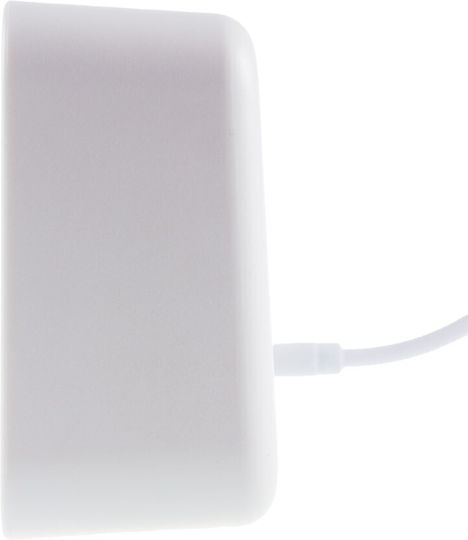 Green Blue Масов Часовник Дигитален LED с Будилник Бял GB397