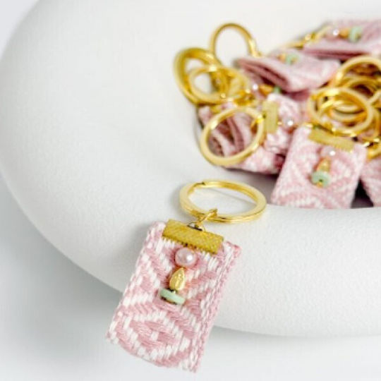 Celfie & CO Christening Charm Keychain Pink 50 Pieces Rhea R44