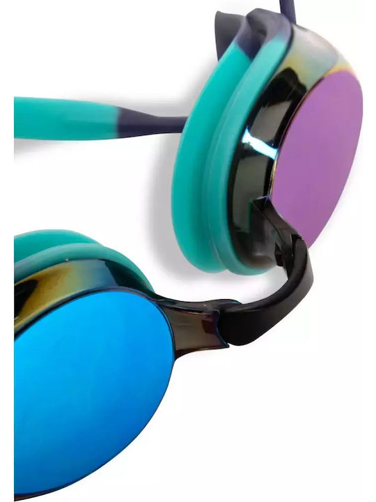 Arena Tracks Mirror Schwimmbrille Erwachsene Türkis