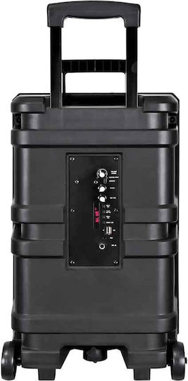 Rancore Karaoke Speaker with Wireless Microphones and Lighting Effects Black