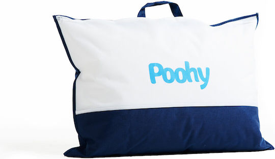 Pernă de somn premium 40x40 cm Nouă albă cu puf european 90% pene FP 750 Cuin Moale