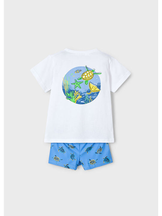 Mayoral Kids Swimwear Swimwear Set Sky Blue