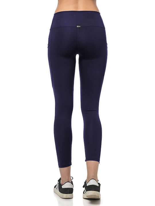 Damen Leggings Gekürzt Hohe Taille Carbon