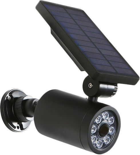 Sol1801s Dummy Solar-IR-Sicherheits-CCTV-Kamera mit blinkender roter LED-Diode, Bewegungssensor, Überwachungszubehör für Innen und Außen