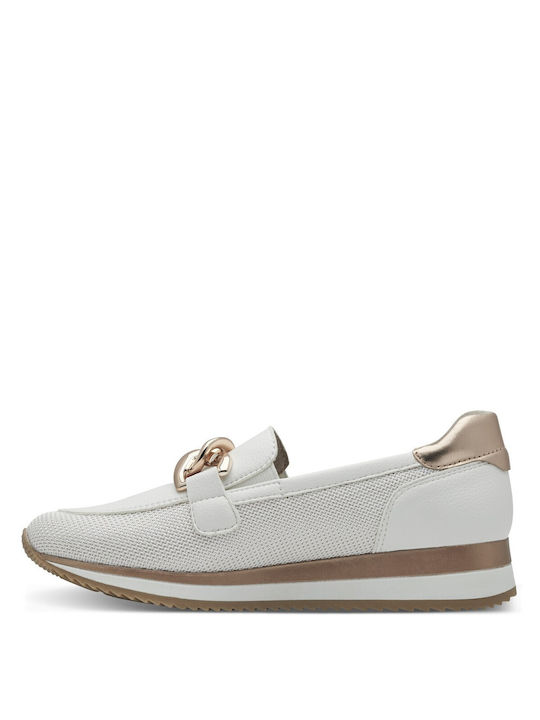 Jana Softline Damen Loafers in Weiß Farbe