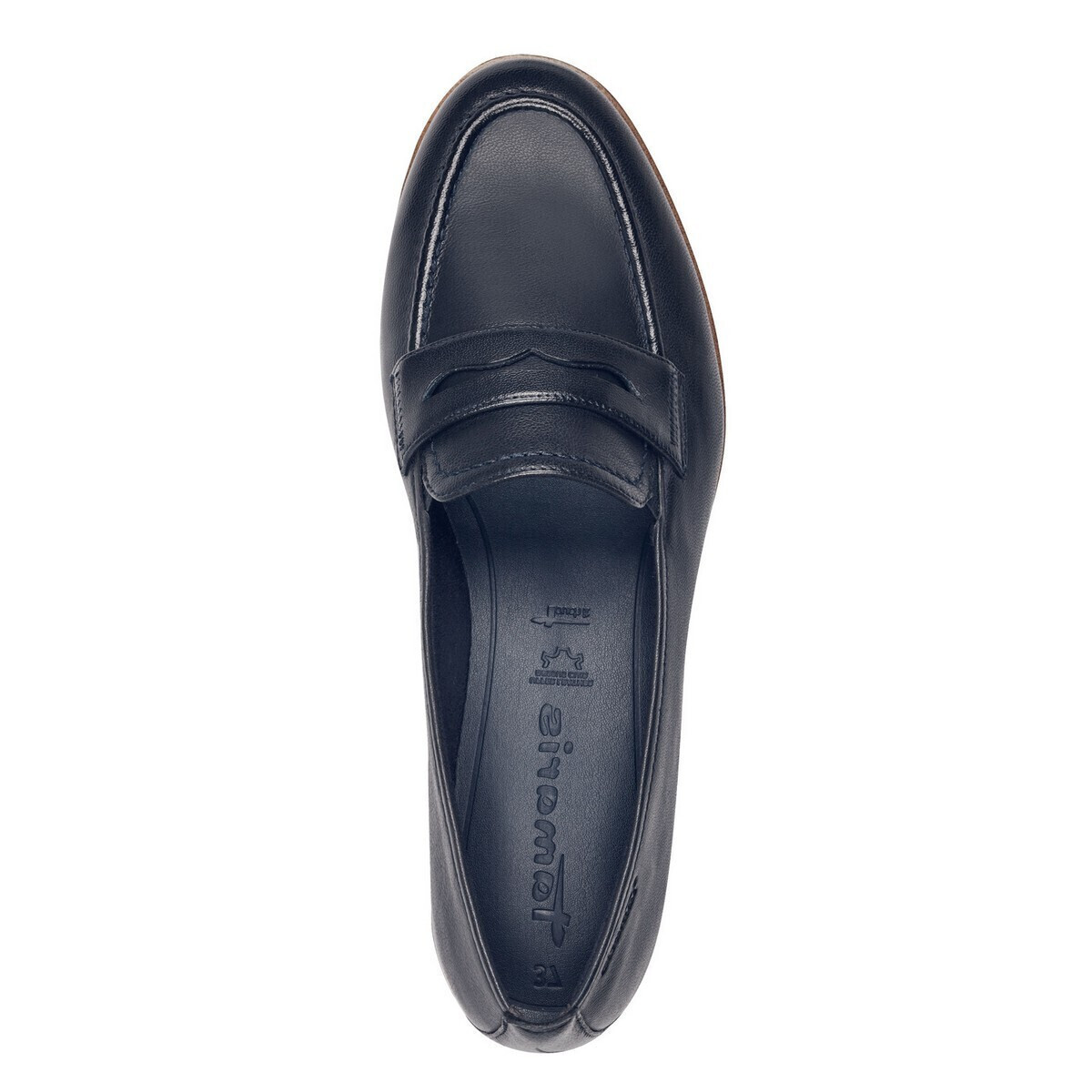 Tamaris Mocassino Donna 1-24228-44 - In Pelle, Tacco 2.5 Cm, Comodi Ed Eleganti