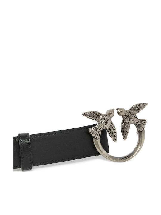 Love Berry H3 Leather Women's Belt Black