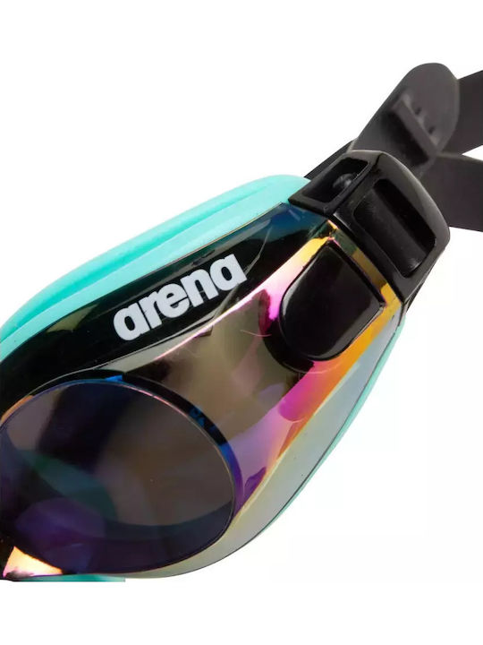 Arena Zoom X-fit Swimming Goggles Adults Turquoise/Water/Black