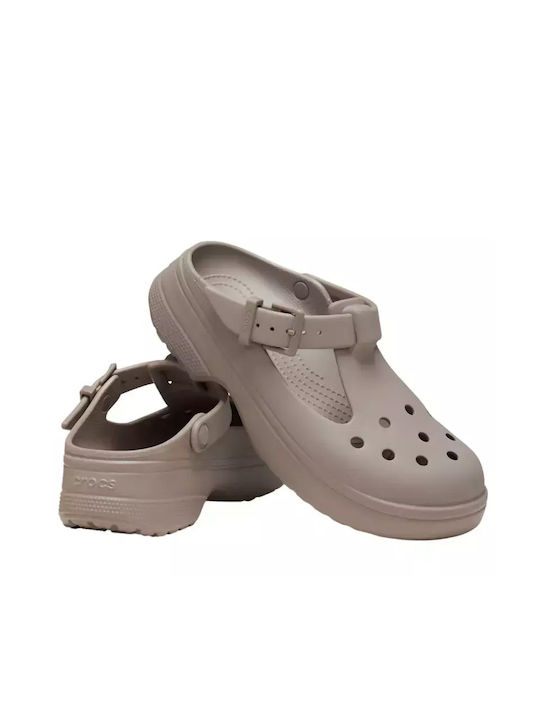 Crocs Classic Damen Clogs Braun