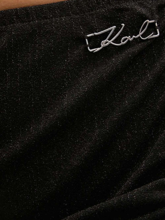 Skirt Karl Dna Shine Adjst Pareo A1w46026 999 Black