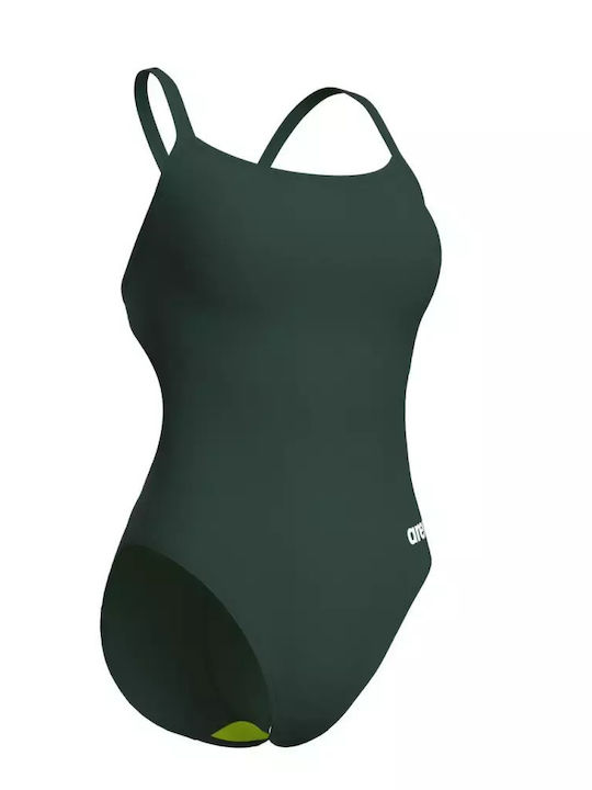 Athletic Swimsuit Khaki