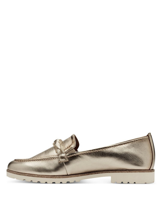 Tamaris Women's Loafers in Gold Color