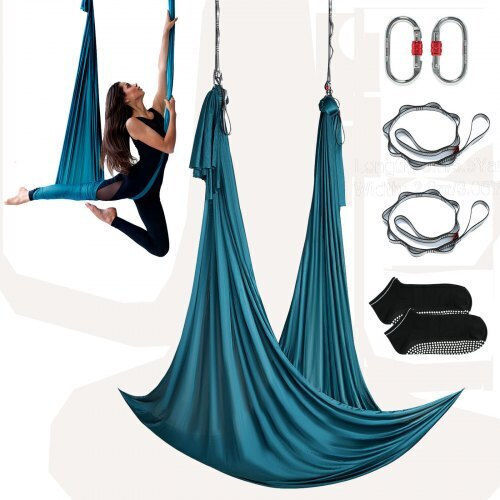 Vevor Aerial Yoga Hammock & Swing 5.46x2.8m Green