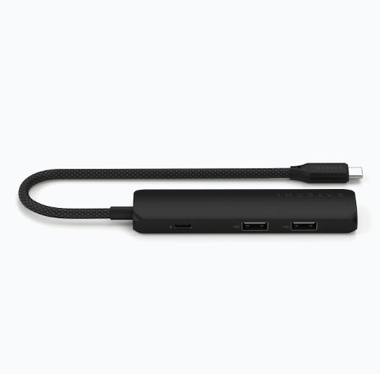 Satechi 4-in-1 USB-C Докинг станция с HDMI 4K PD Черно