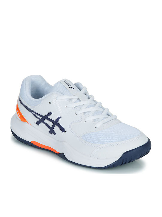 Gel-dedicate 8 Gs Kids Sports Shoes Tennis with Laces White