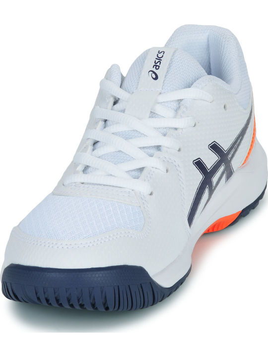 Gel-dedicate 8 Gs Kids Sports Shoes Tennis with Laces White