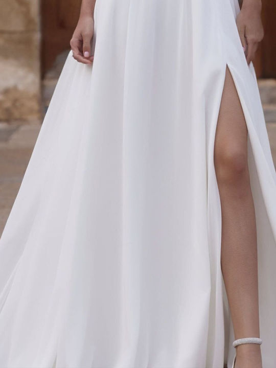 Karin Hohe Taille Maxi Damenrock Weiß