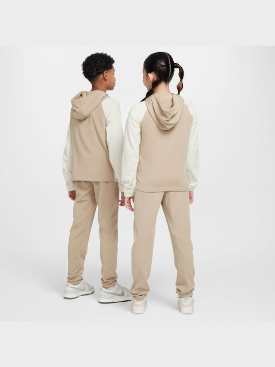 Nike Kids Sweatpants Set Beige