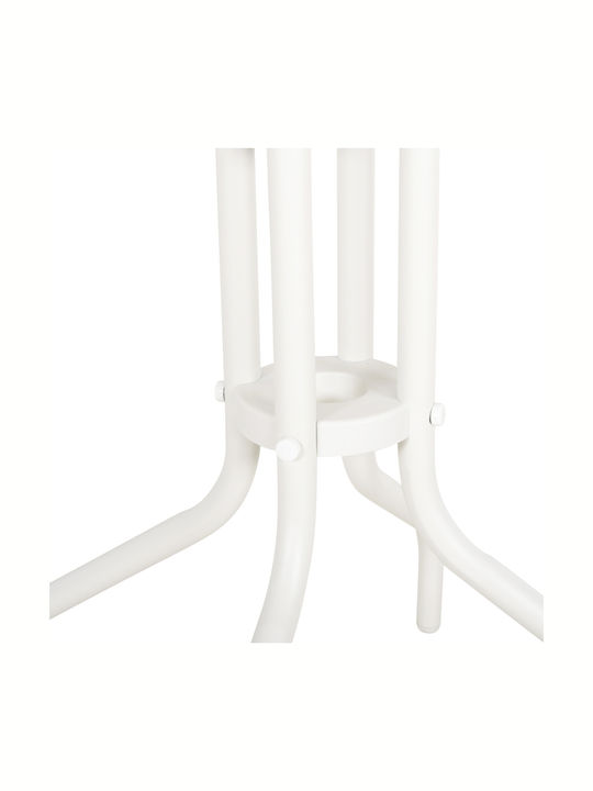 Metal Table For Small Outdoor Spaces Lino White 60x60x70cm