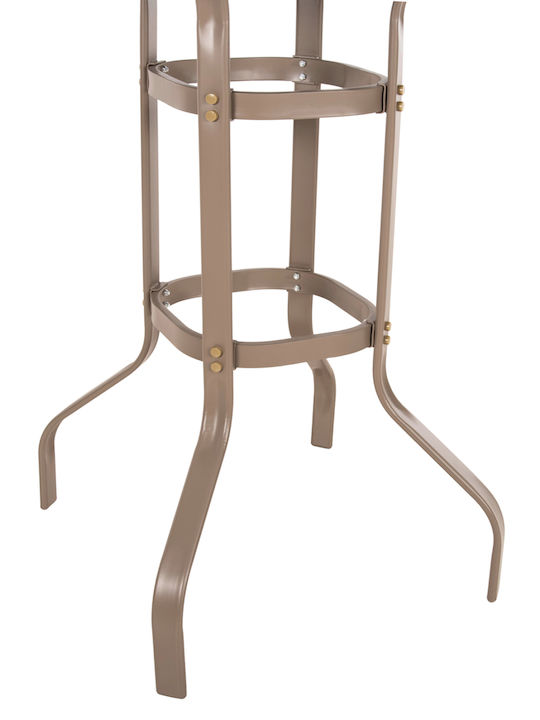 Metal Masa Bar pentru spații exterioare mici Figgy Champagne 60x60cm