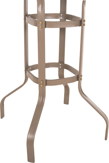 Metal Masa Bar pentru spații exterioare mici Figgy Champagne 60x60cm