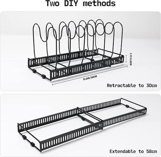 Xirui Metal Black Base for Pots and Pans