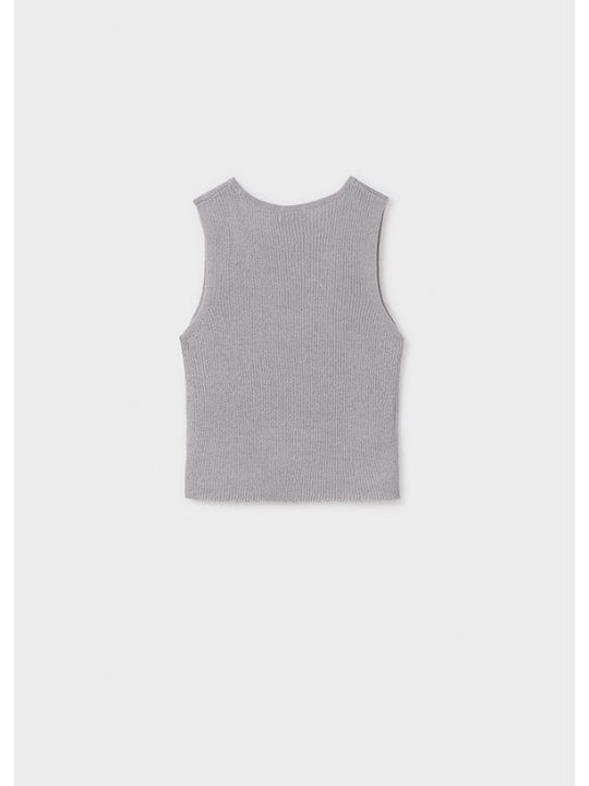 Kids' Shirt Sleeveless Silver