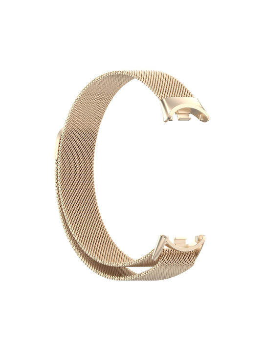 Каишка Неръждаема стомана Златист (Xiaomi Smart Band 9, Xiaomi Smart Band 9 NFC)