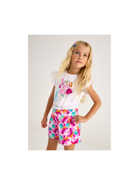 Mayoral Kids Shorts/Bermuda Fabric Magenta