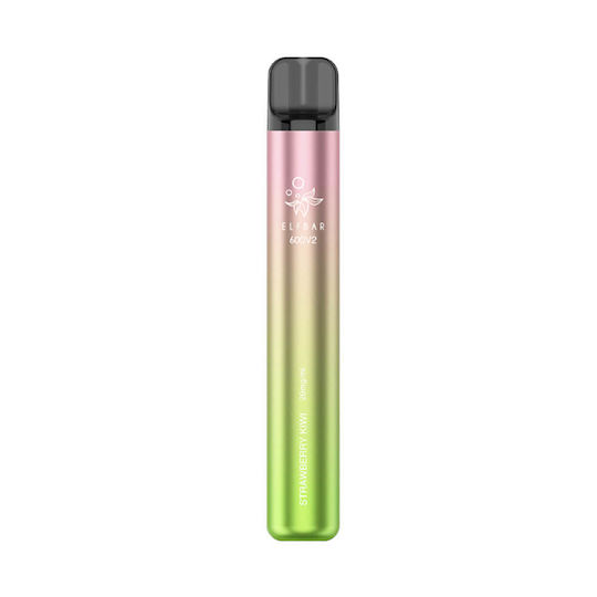 Elf Bar 600 V2 Țigară Electronică De Unică Folosință Strawberry Kiwi 2ml 20mg Roșie