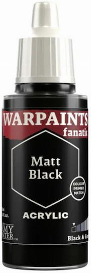 The Army Painter Χρώμα Μοντελισμού Matt Black 18ml