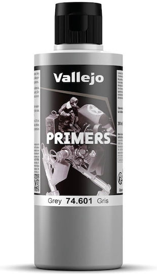 Surface Primer Acrylic-polyurethane Vallejo 200ml Grey 74601