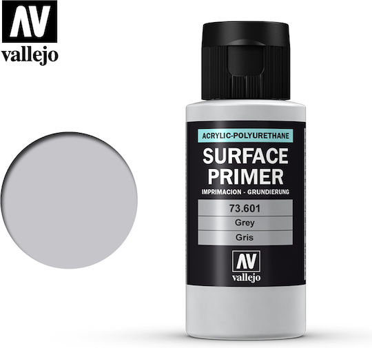 Surface Primer Acrylic-polyurethane Vallejo 60ml Grey 73601