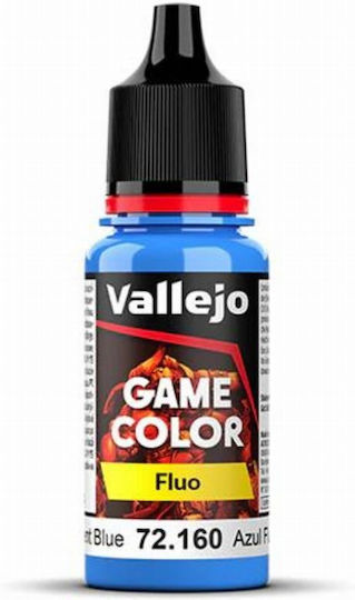 Acrylicos Vallejo Χρώμα Μοντελισμού Fluorescent Blue 18ml