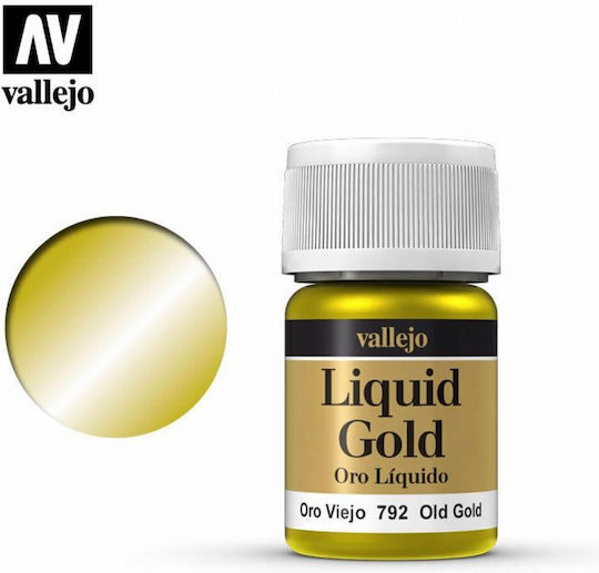 Acrylicos Vallejo Liquid Χρώμα Μοντελισμού Old Gold 35ml