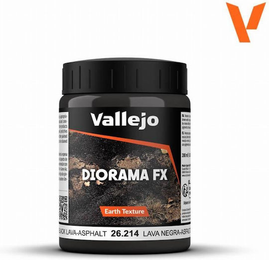 Acrylicos Vallejo Effects Боя за Моделизъм в Черен цвят 200мл