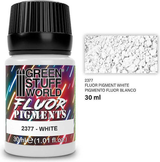 Green Stuff World Fluor Pigment Боя за Моделизъм 2377 White 30мл