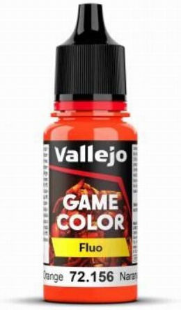 Acrylicos Vallejo Modellbau Farbe Fluorescent Orange 18ml